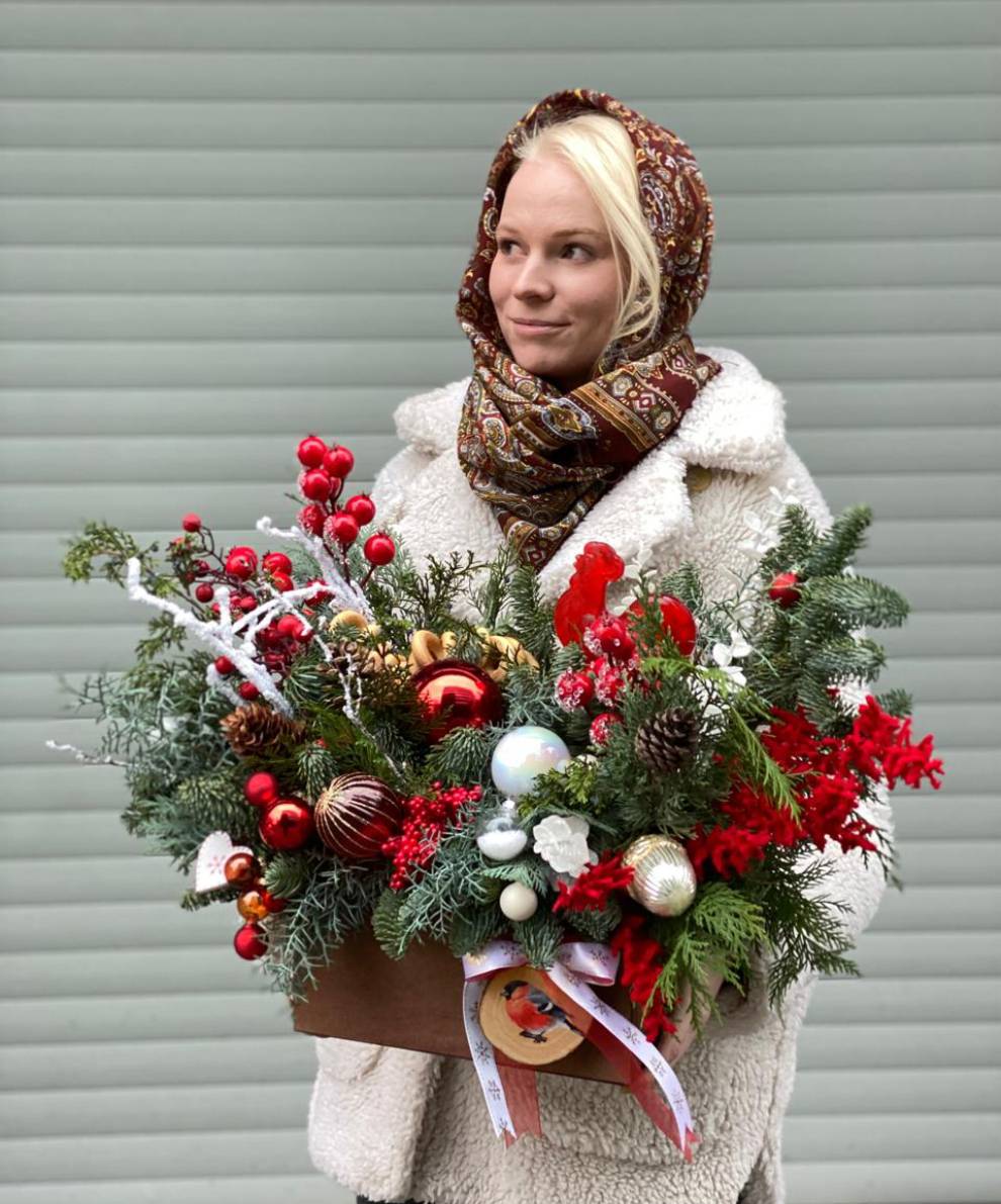 Ящик новогодний "Зимушка"